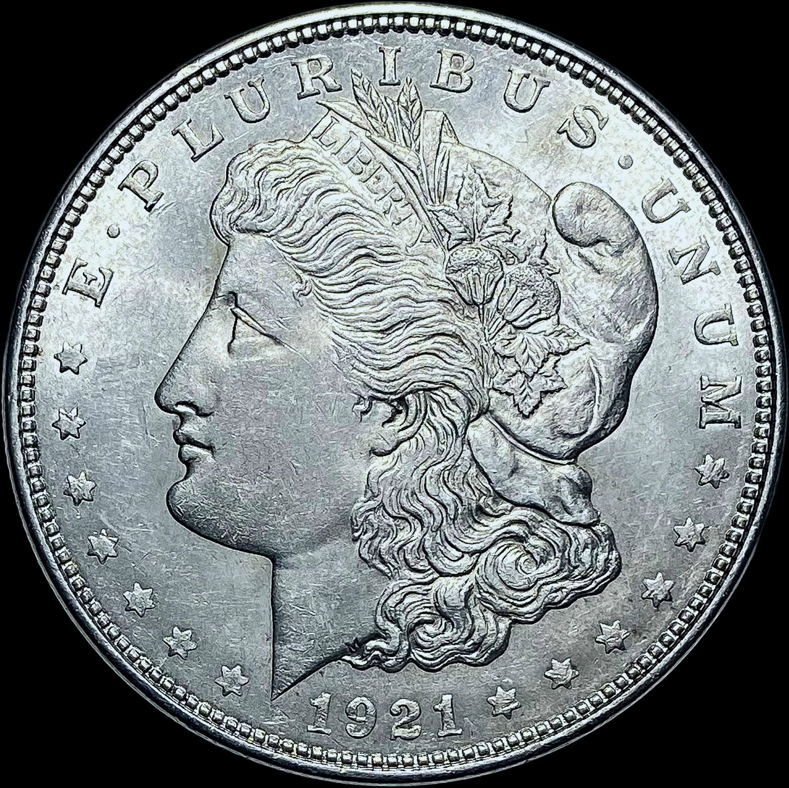 1921-D Silver Morgan Dollar CHOICE BU (1 of 2)