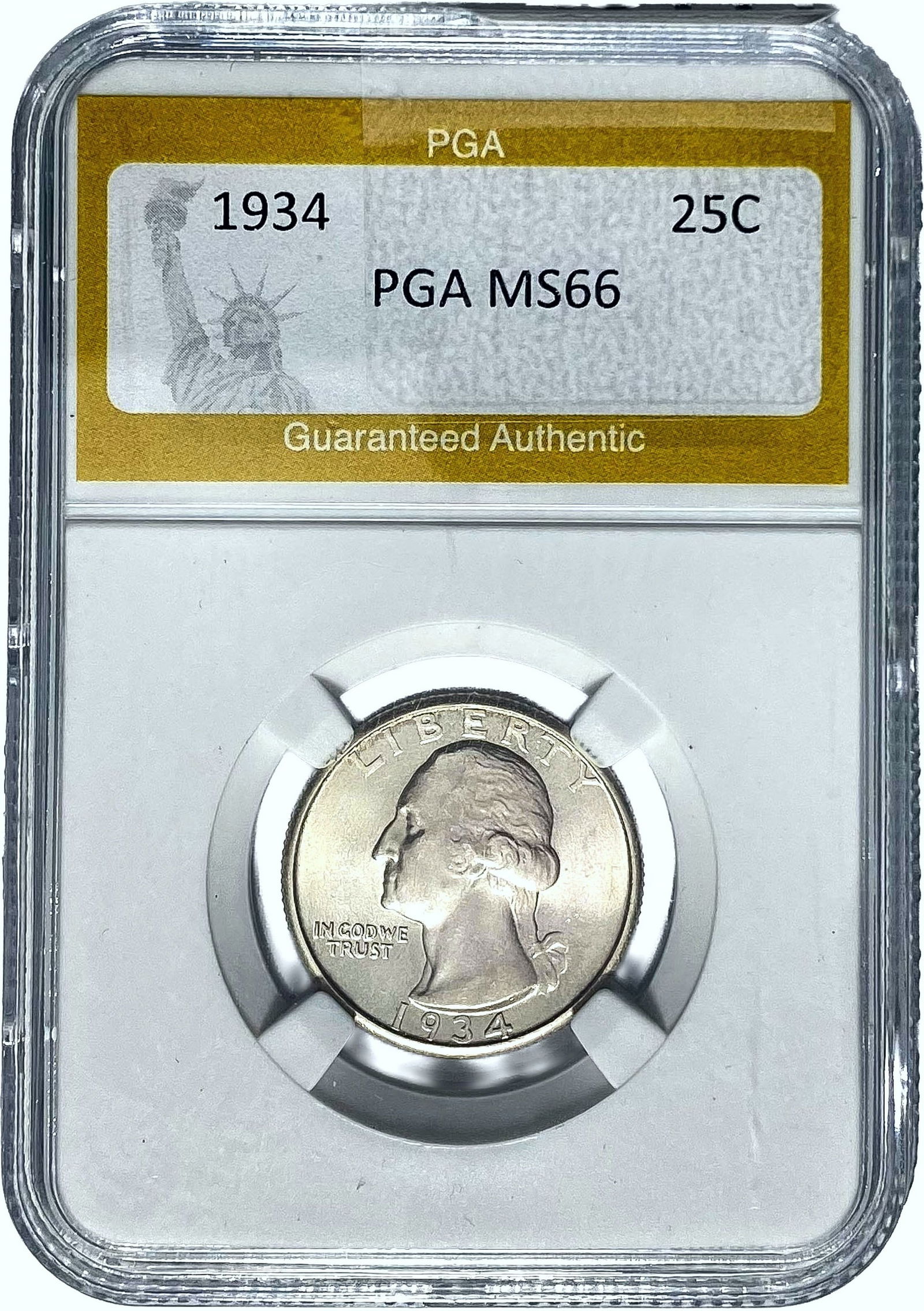 1934 Washington Quarter PGA MS66 (1 of 2)