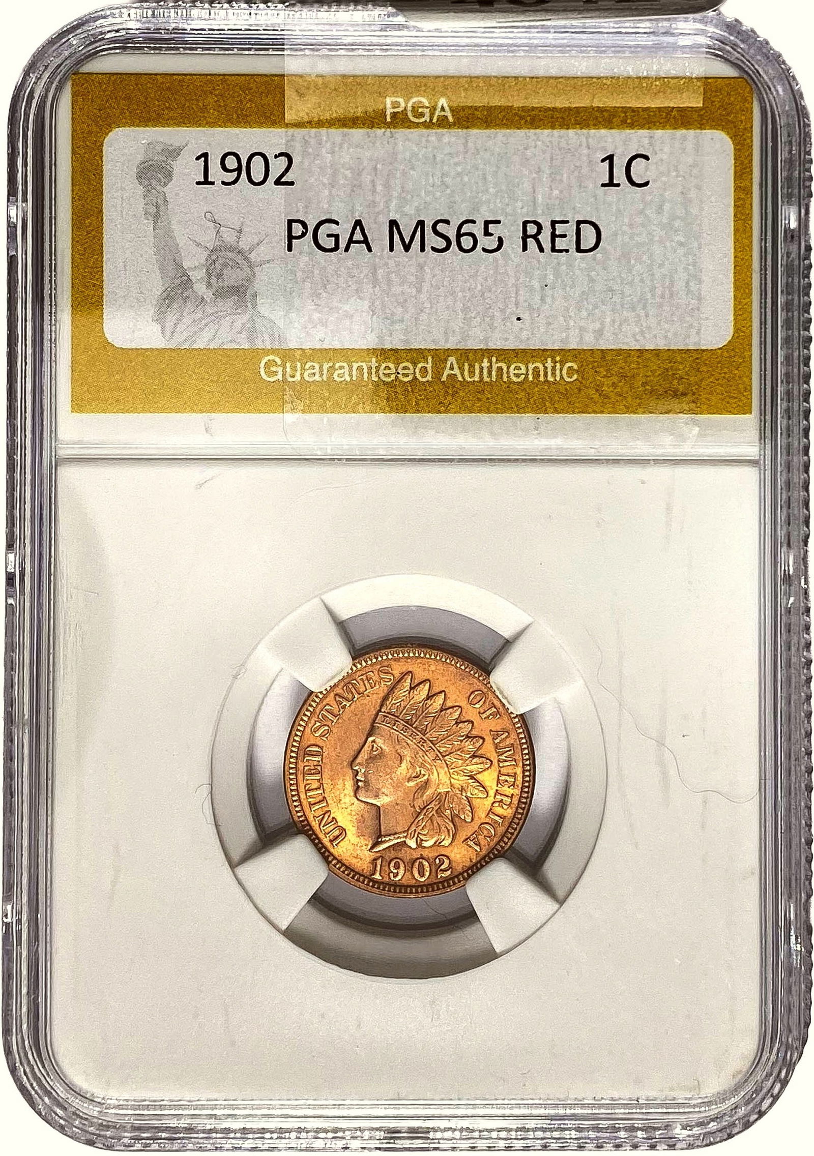 1902 Indian Head PGA MS65 RED (1 of 2)