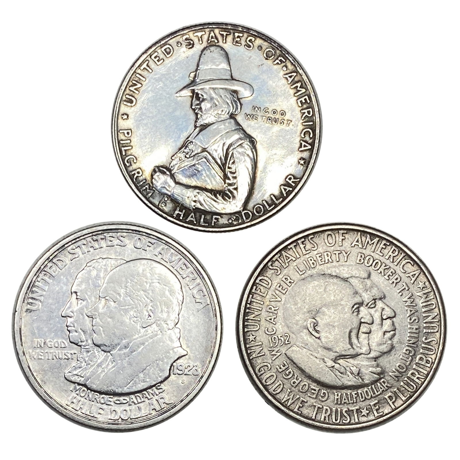 1920-1952 US Commemorative Half Dollar Lot [3 Coins]   (1 of 2)