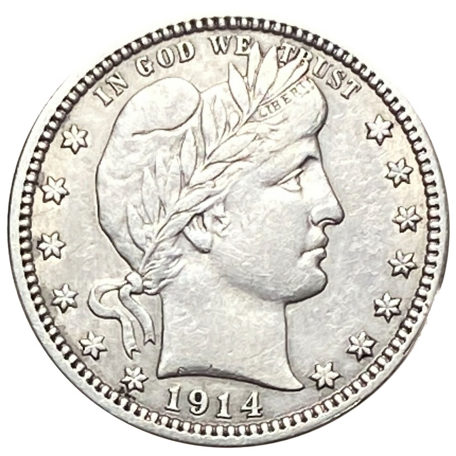 1914 Barber Quarter XF (1 of 2)
