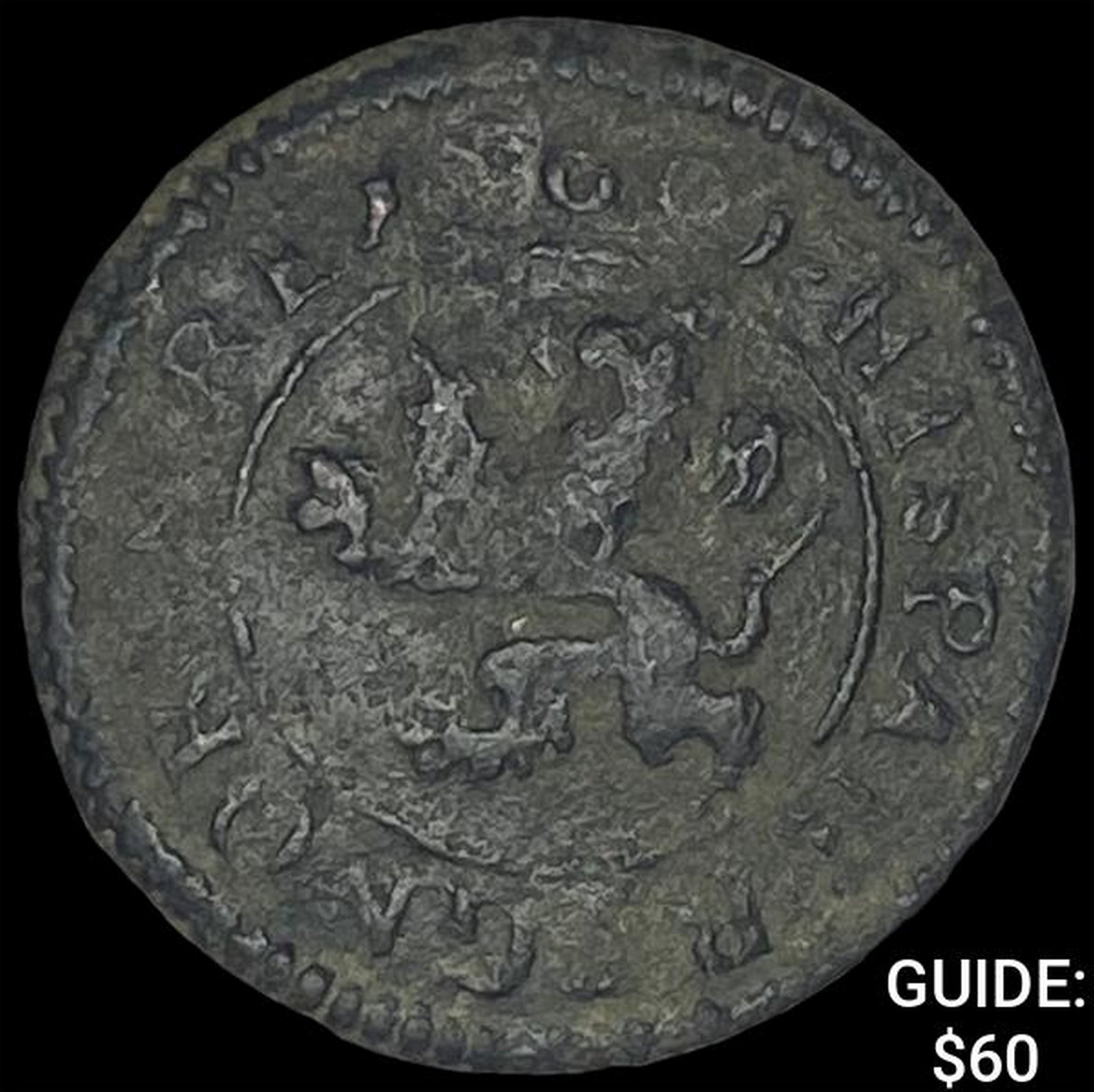 [1598-1621] Spain Philip III 2 Maravedis CLOSELY UNCIRCULATED: [1598-1621] Spain Philip III 2 Maravedis CLOSELY UNCIRCULATED