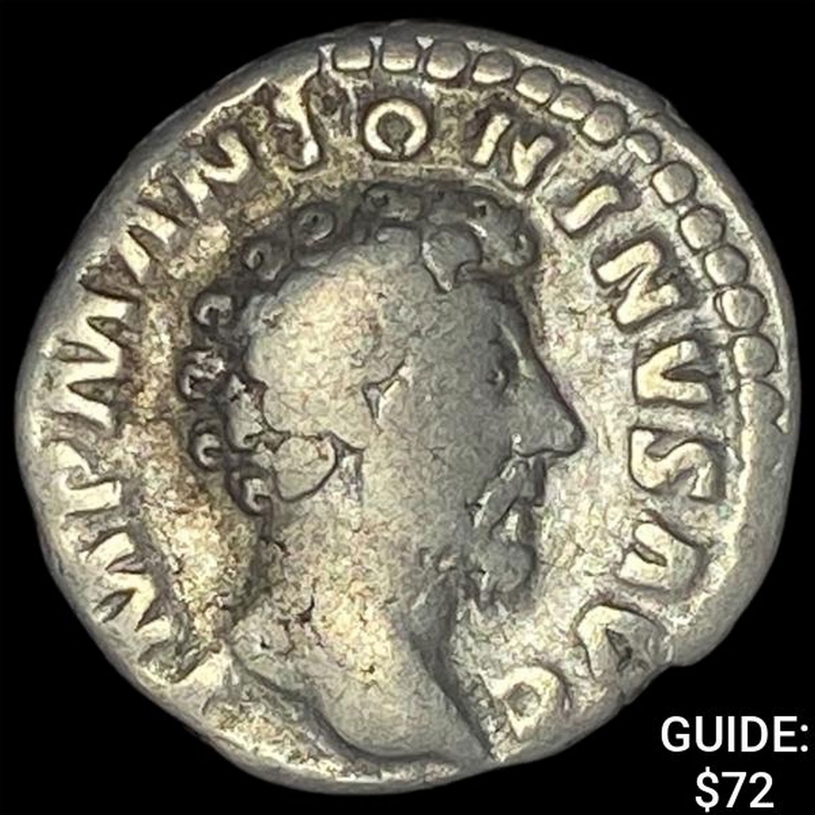 [161-180] AD Roman Mar Aurelius Silver Denarius NEARLY UNCIRCULATED (1 of 2)
