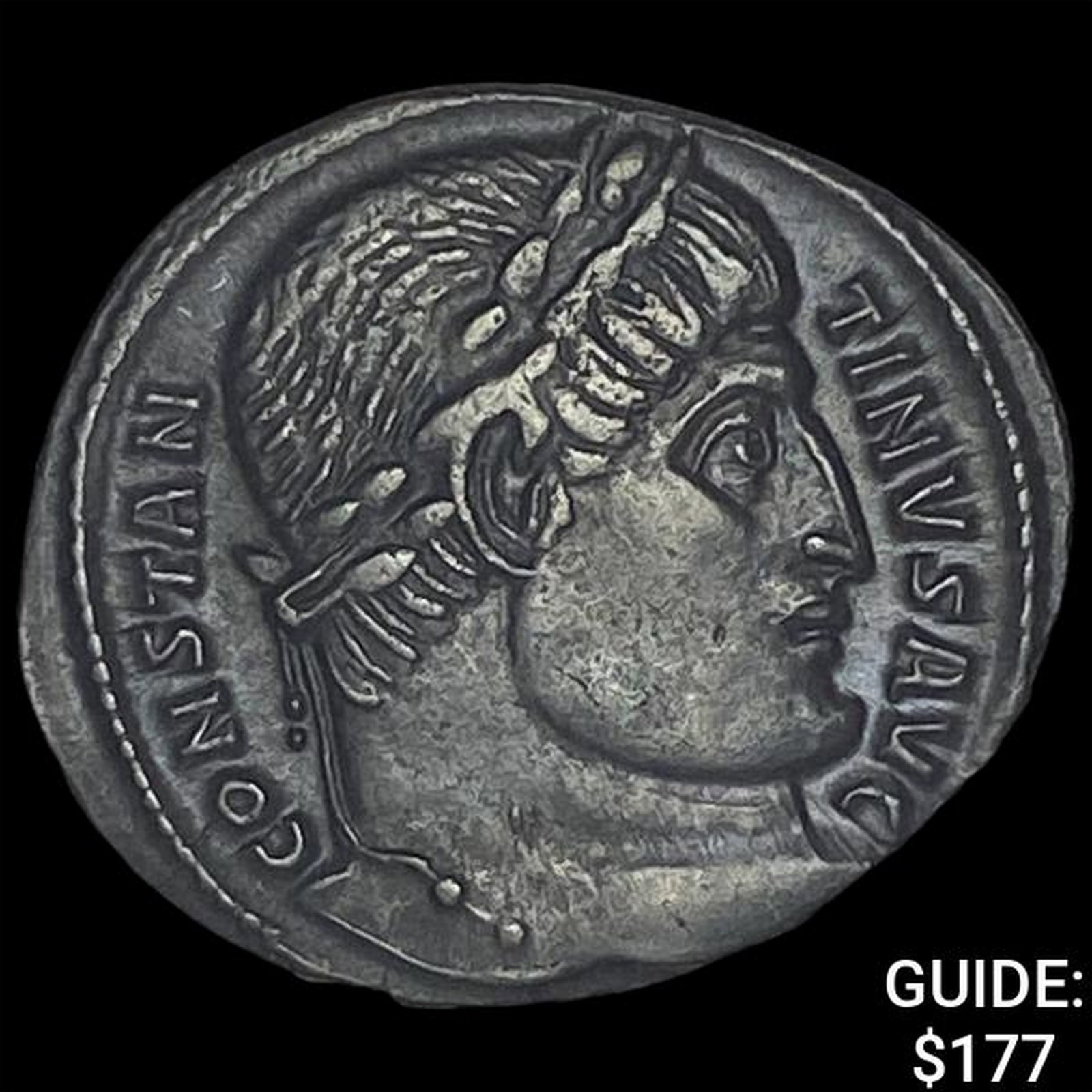 Roman Constantine I 306-337 AD BI Nummus CHOICE AU: Roman Constantine I 306-337 AD BI Nummus CHOICE AU