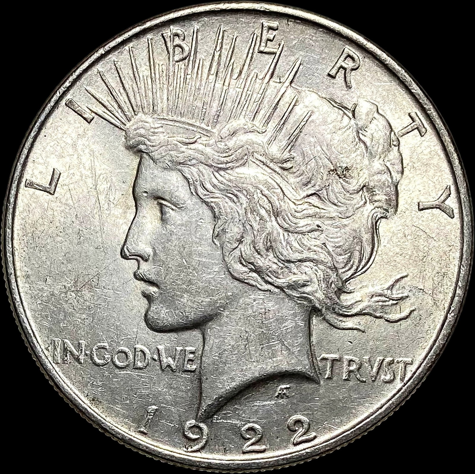 1922 Silver Peace Dollar UNCIRCULATED: 1922 Silver Peace Dollar UNCIRCULATED