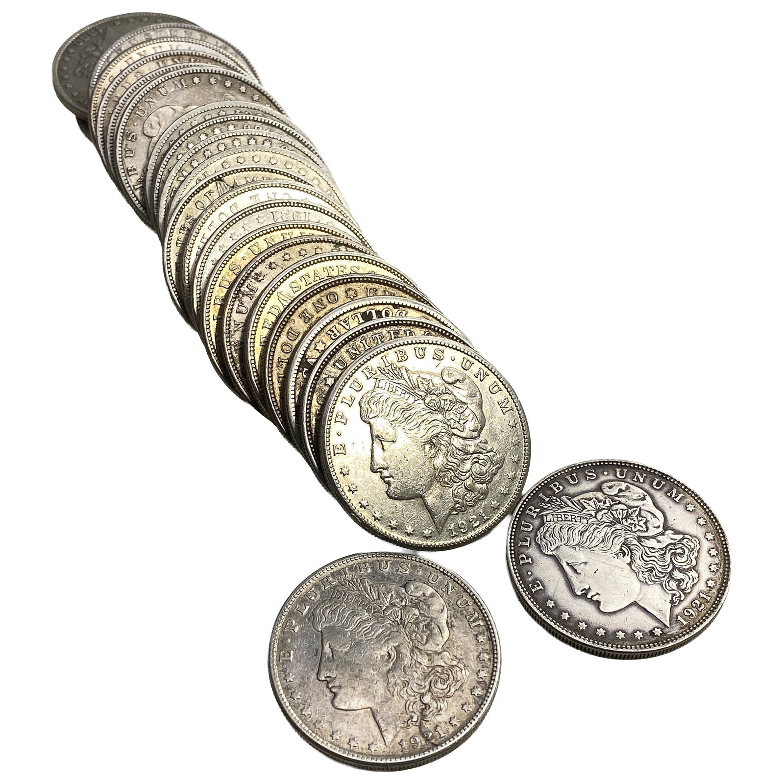 1879-1921 Varied Date Morgan Silver Dollar Lot [24 Coins]   (1 of 2)