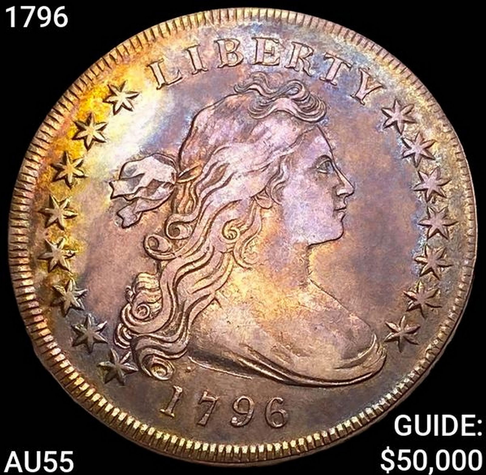 1796 Draped Bust Dollar HIGH GRADE (1 of 2)