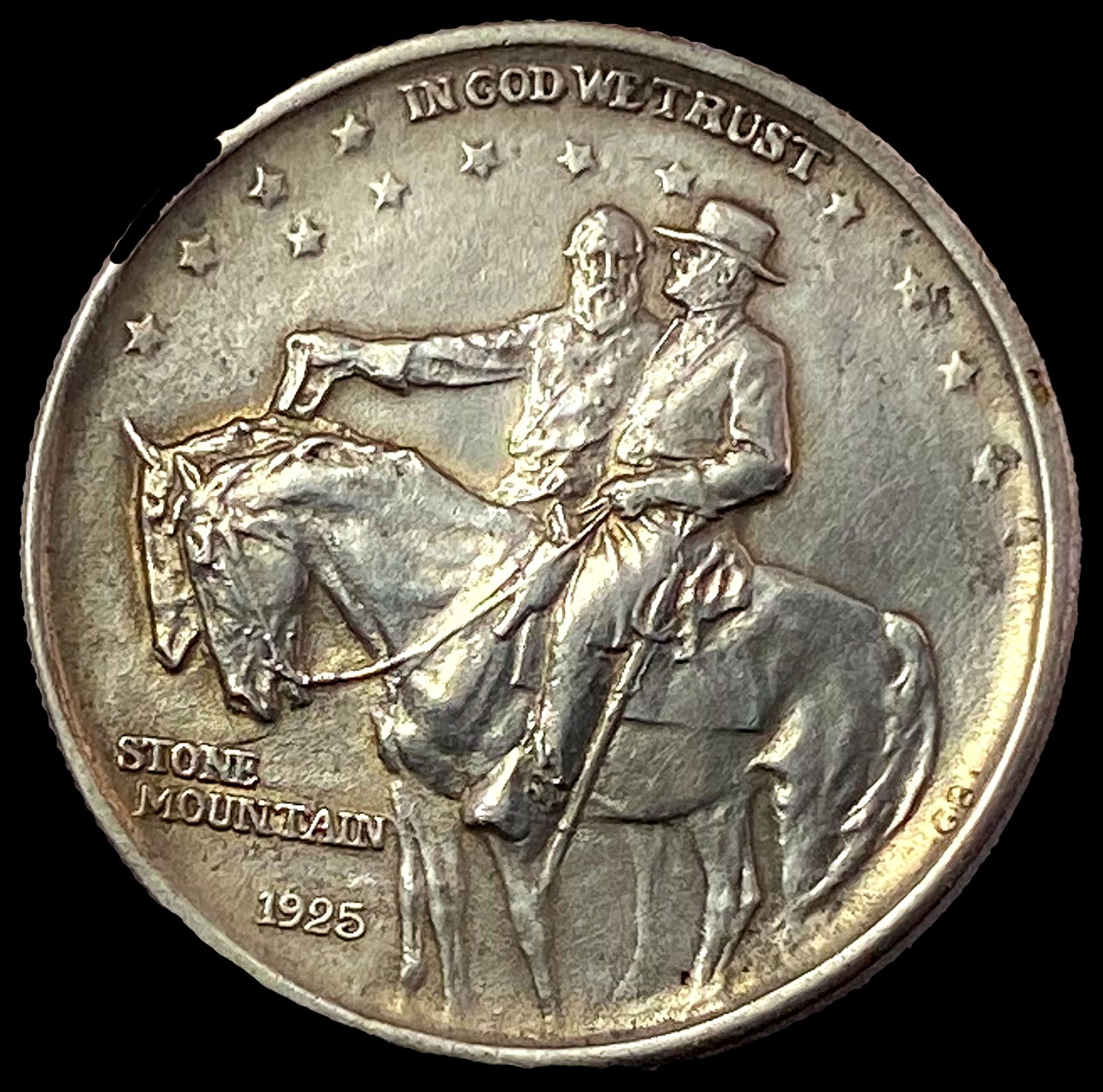 1925 Silver Half Dollar Stone Mountain CLOSELY UNCIRCULATED (1 of 2)