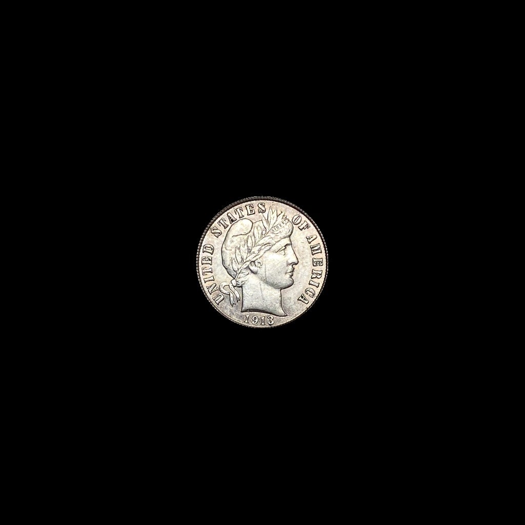 1913 Barber Dime UNCIRCULATED (1 of 2)