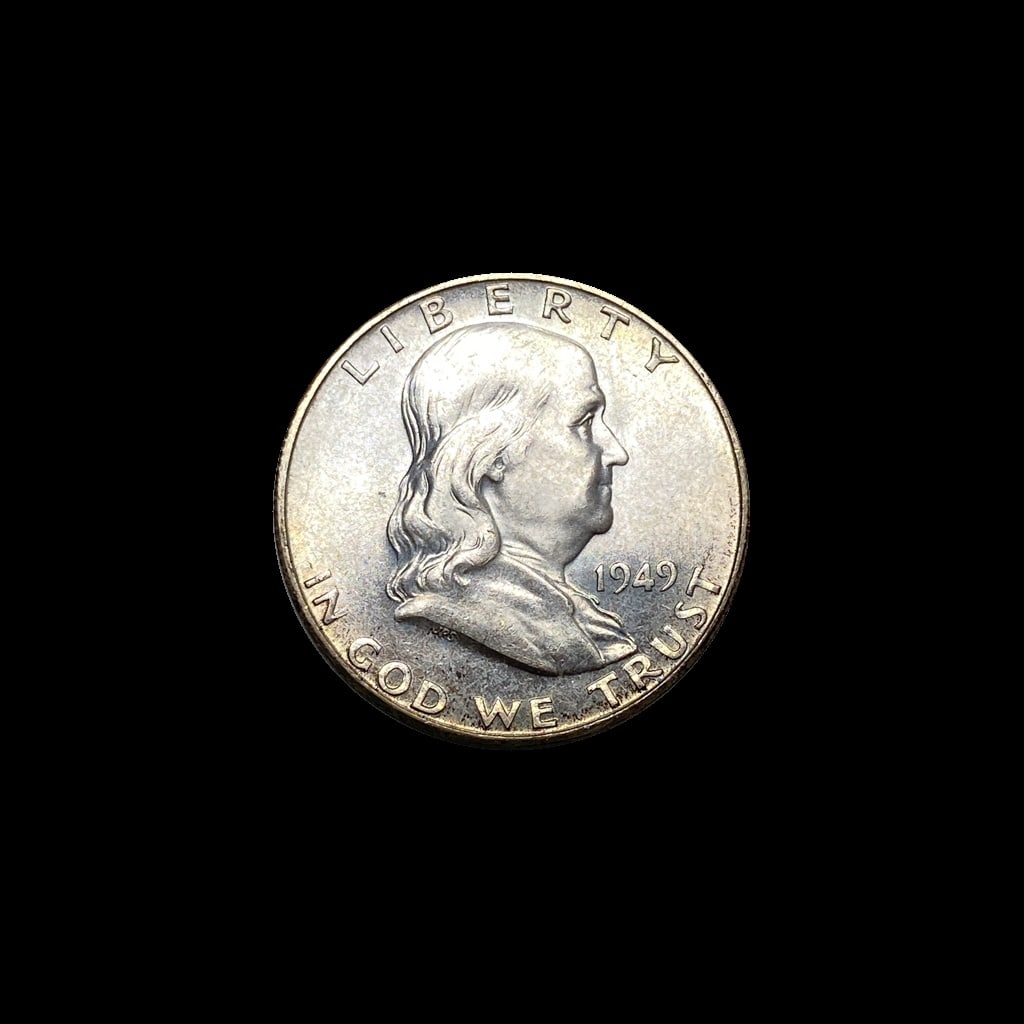 1949-S Silver Half Dollar GEM BU (1 of 2)