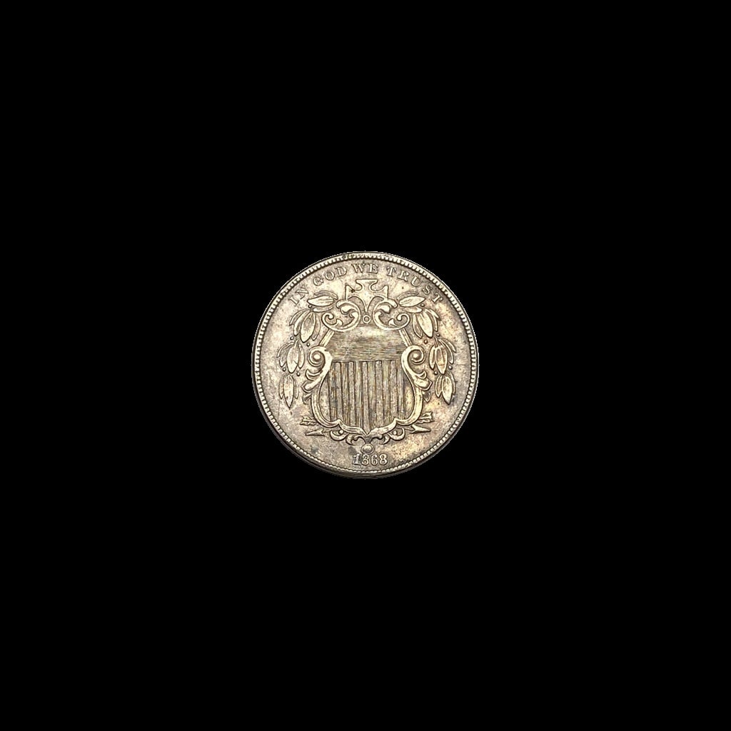 1868 Shield Nickel CLOSELY UNCIRCULATED (1 of 2)
