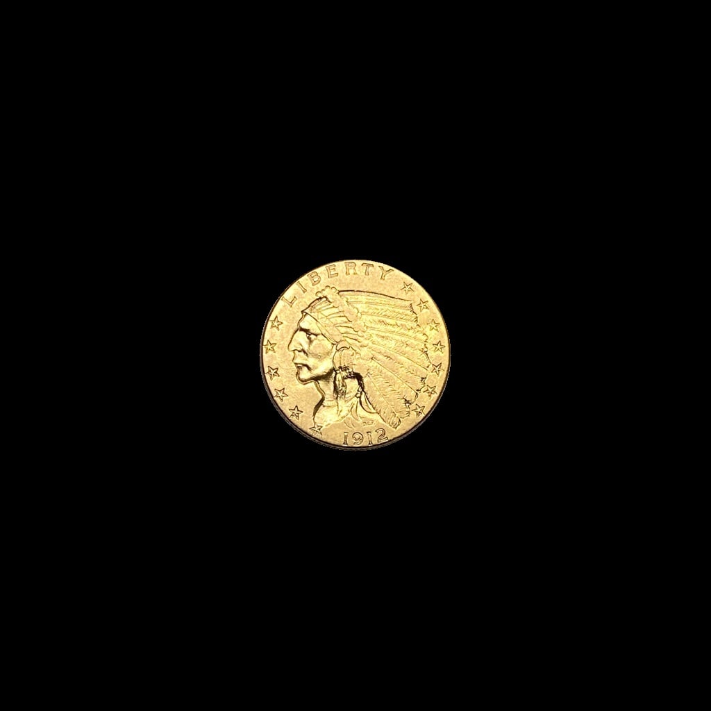 1912 Indian Head Gold $2.50 Quarter Eagle UNCIRCULATED (1 of 2)