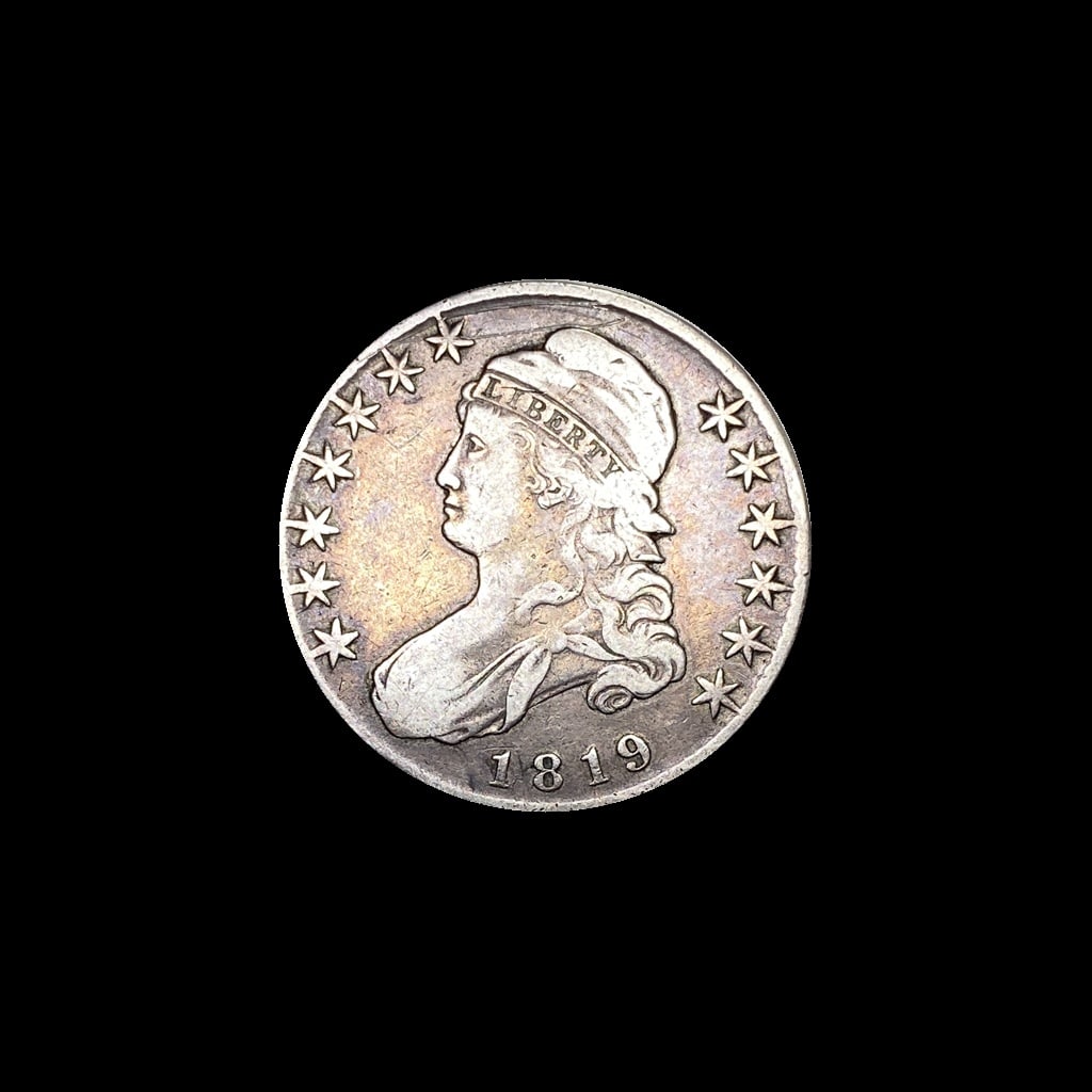 1819 Capped Bust Half Dollar LIGHTLY CIRCULATED (1 of 2)