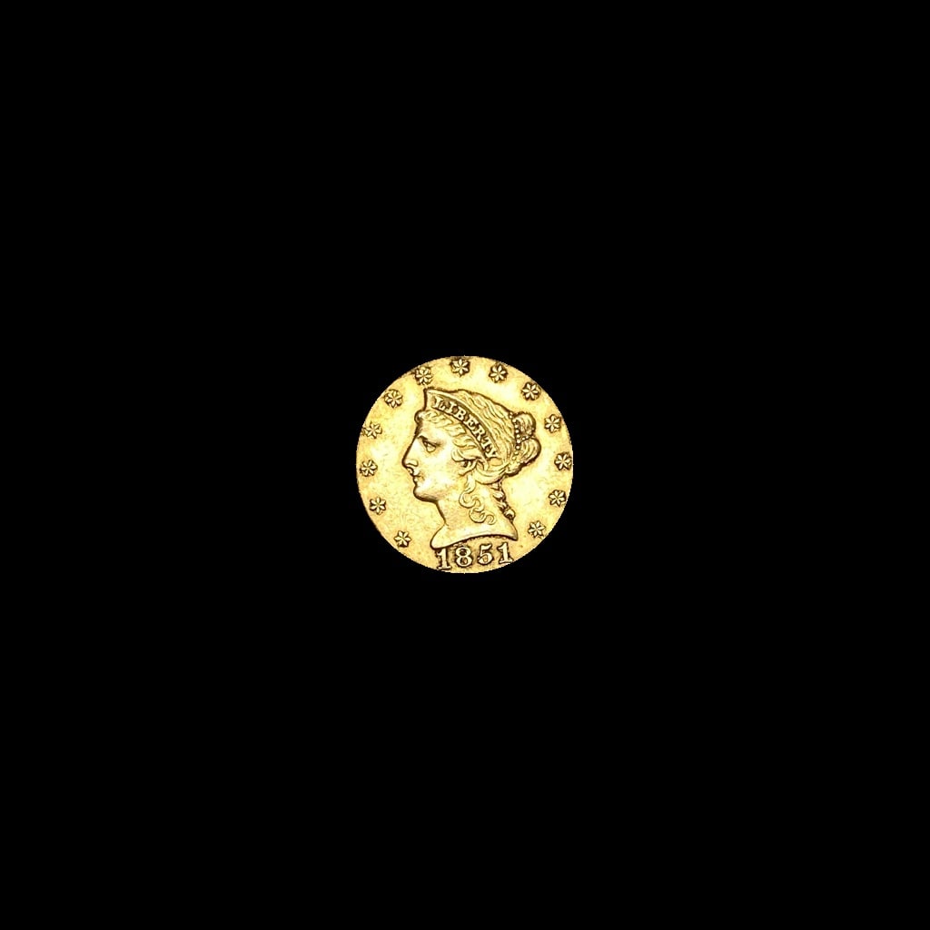 1851 Gold $2.50 Liberty Head Quarter Eagle CLOSELY UNCIRCULATED (1 of 2)