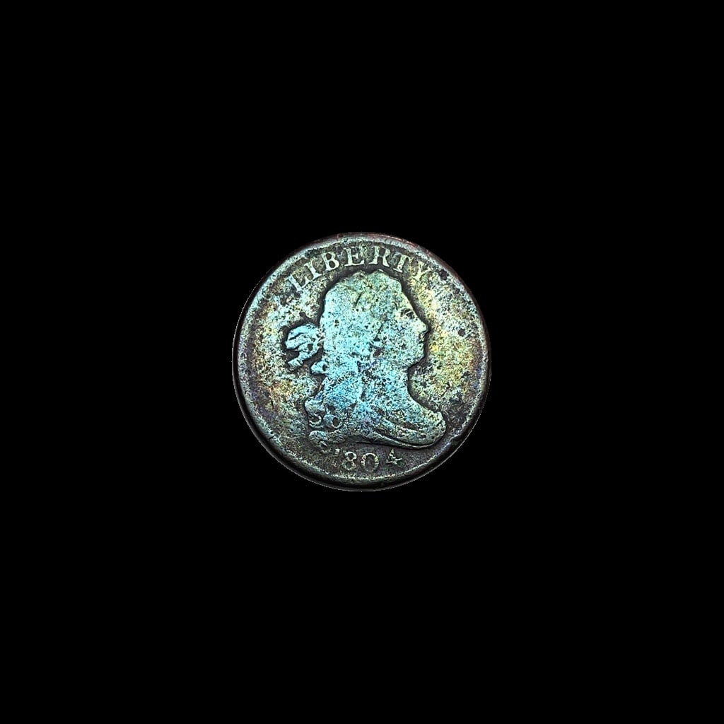 1804 Draped Bust Half Cent NICELY CIRCULATED (1 of 2)