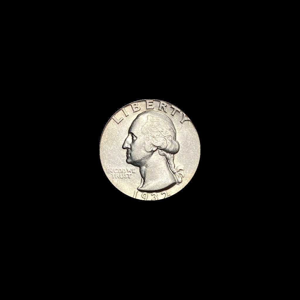 1932-D Washington Silver Quarter CLOSELY UNCIRCULATED (1 of 2)