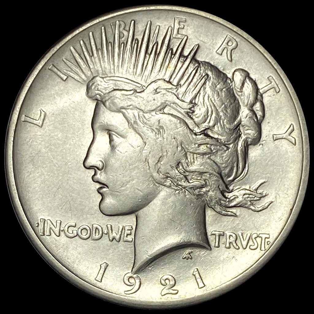 1921 Silver Peace Dollar NEARLY UNCIRCULATED (1 of 2)