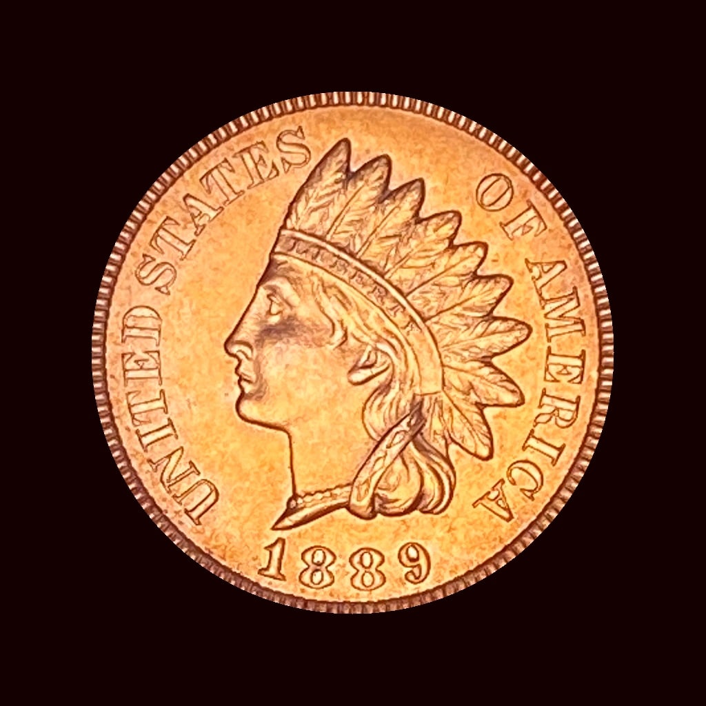 1889 Indian Head Cent UNCIRCULATED (1 of 2)