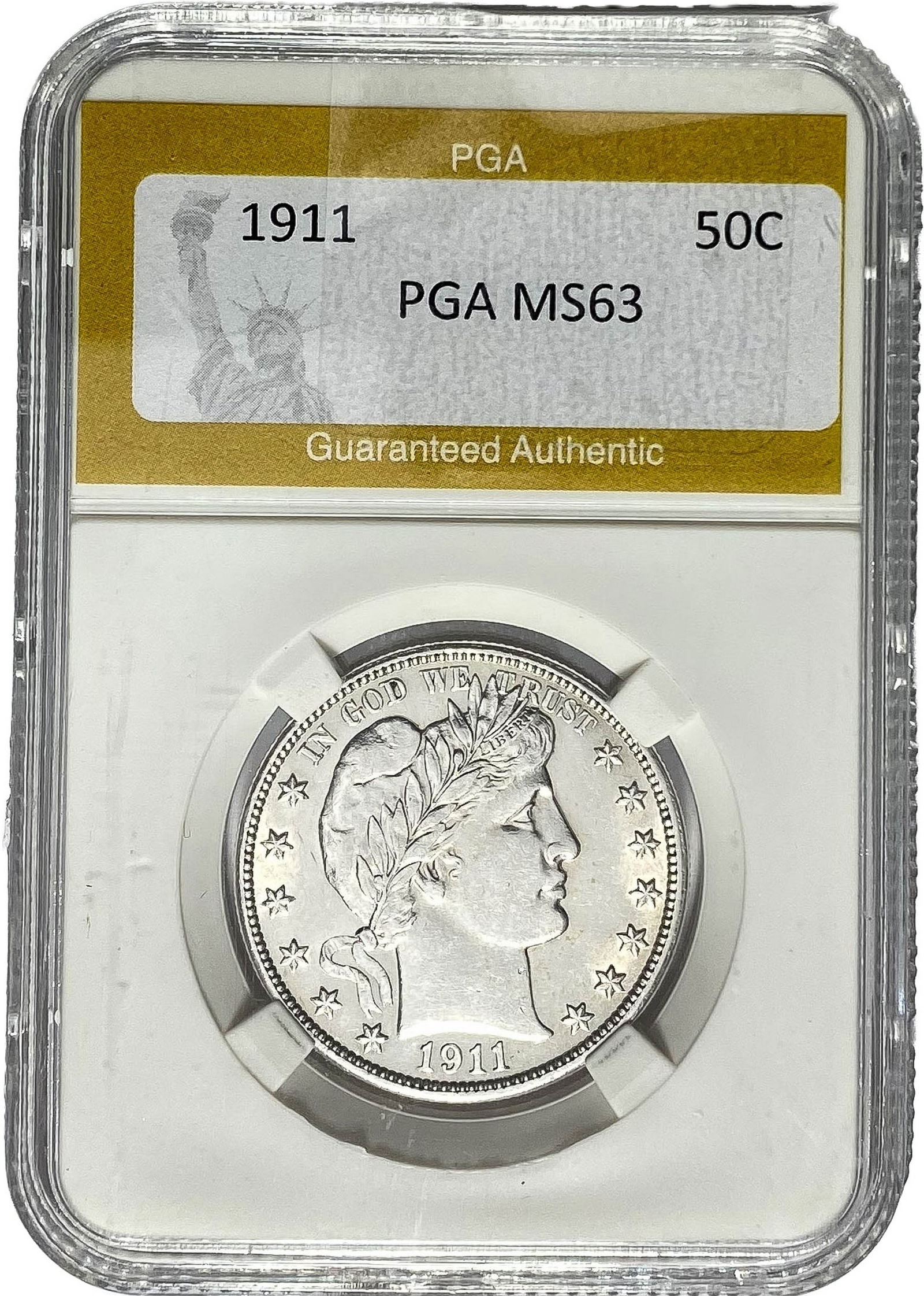 1911 Barber Half Dollar PGA MS63 (1 of 2)