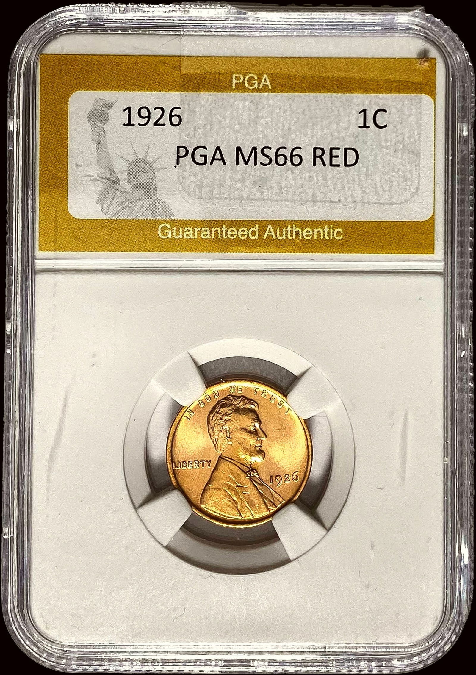 1926 Wheat Cent PGA MS66 RED (1 of 2)
