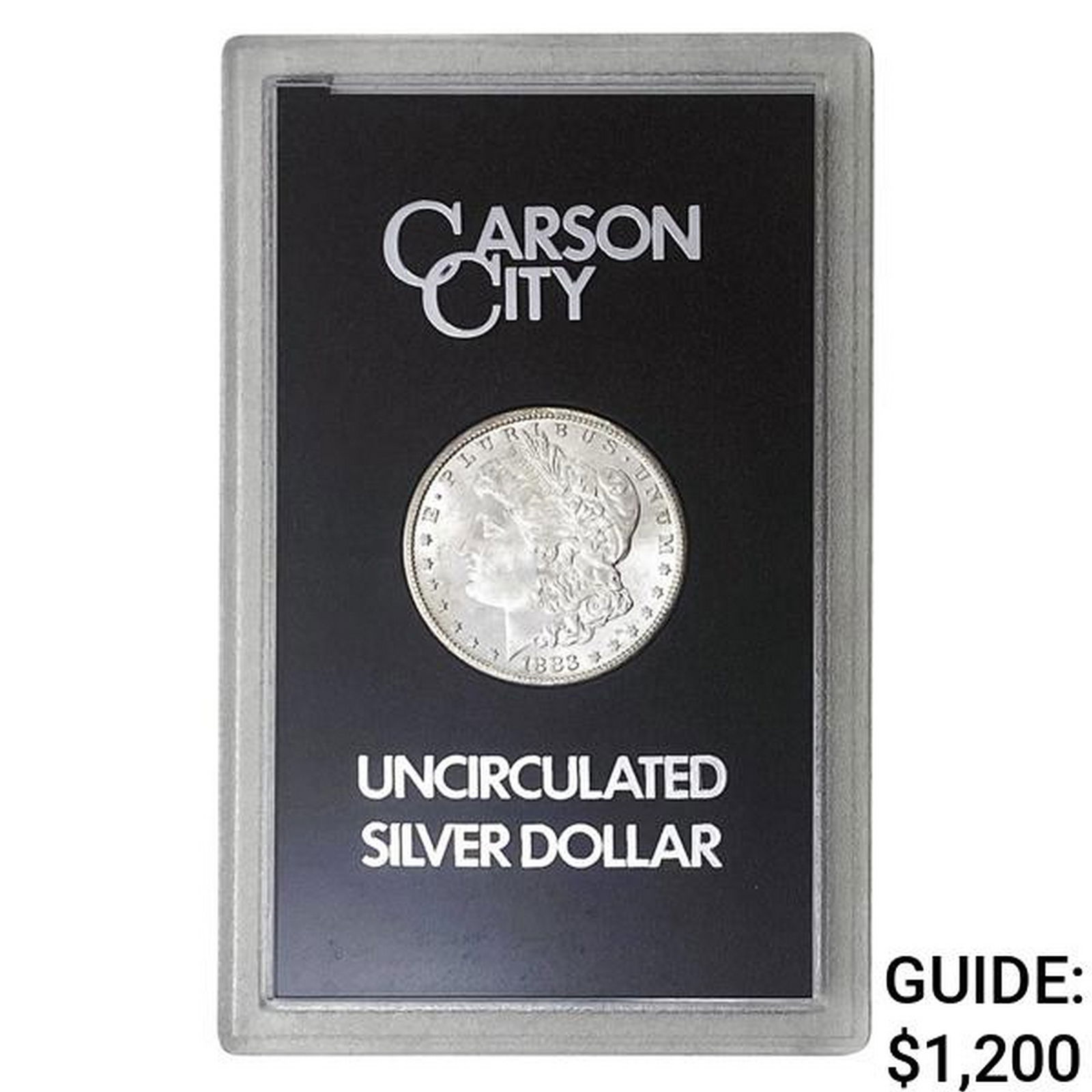 1883-CC Morgan Silver Dollar GSA UNC (1 of 3)