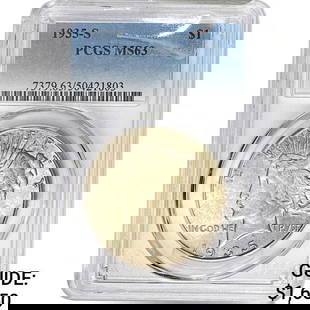 1935-S Silver Peace Dollar PCGS MS63: 1935-S Silver Peace Dollar PCGS MS63