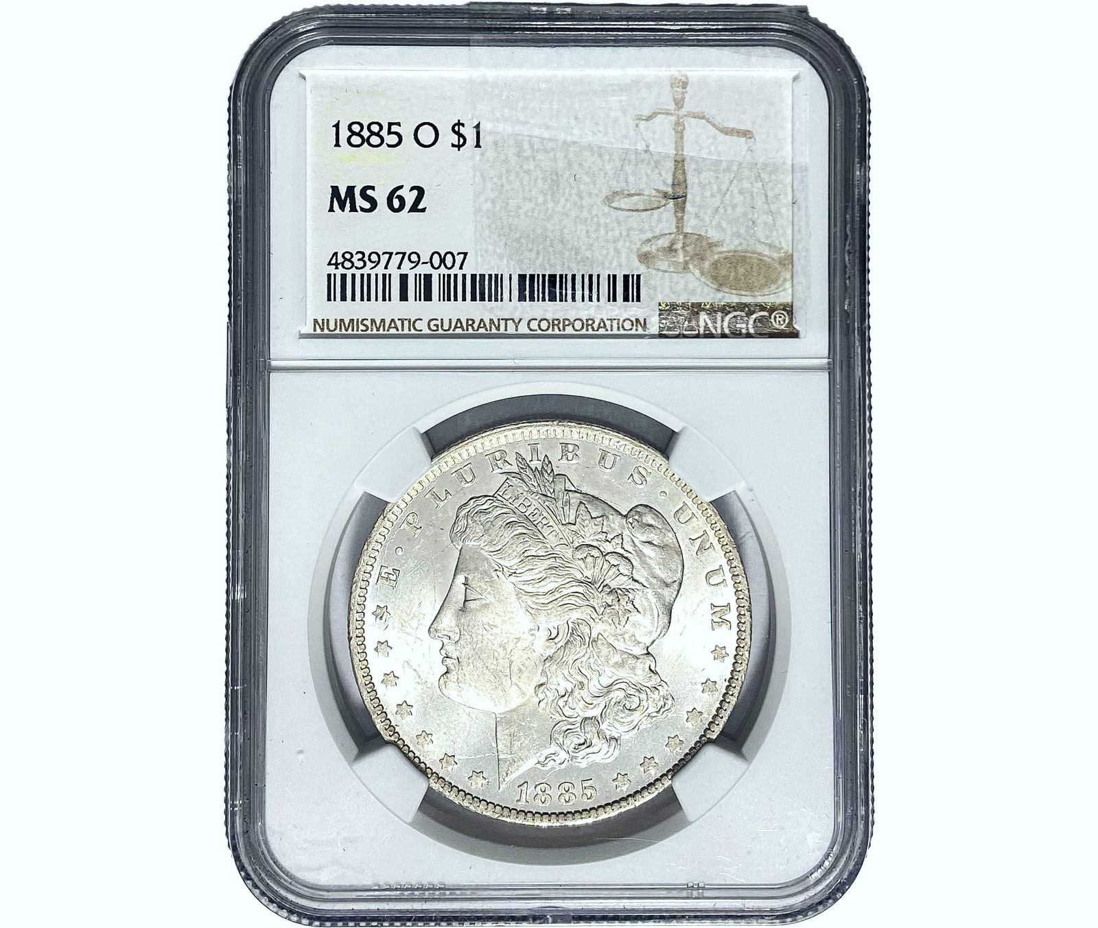 1885-O Morgan Silver Dollar NGC MS62 (1 of 2)