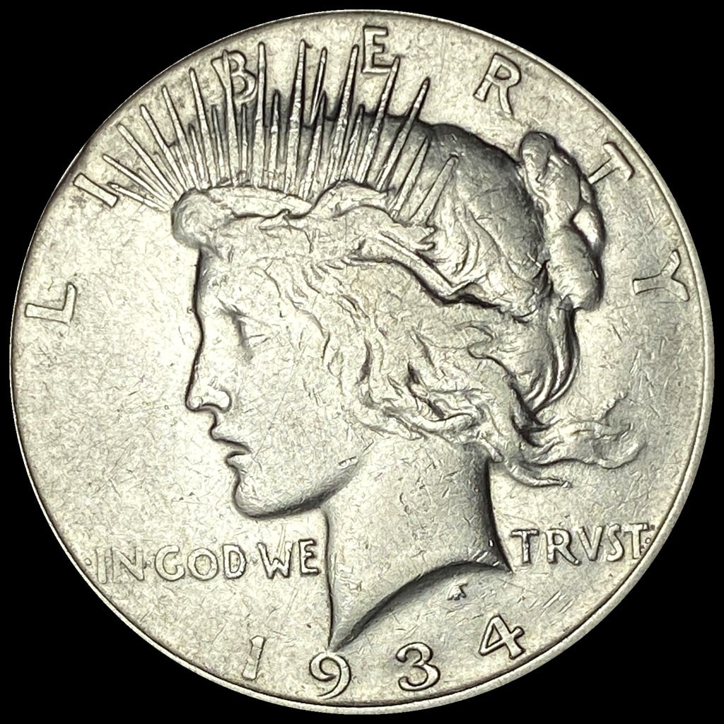 1934-D Silver Peace Dollar LIGHTLY CIRCULATED (1 of 2)