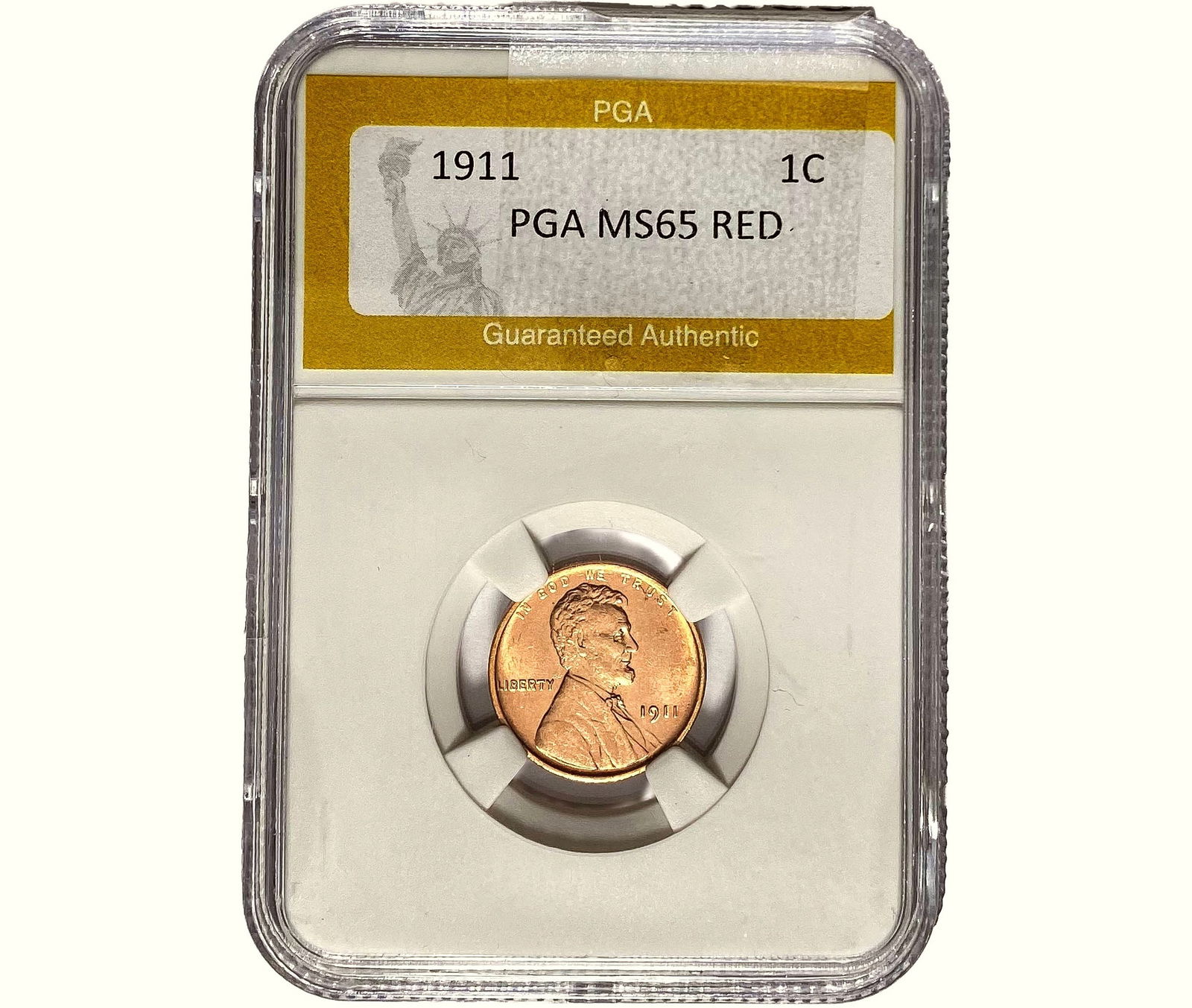 1911 Wheat Cent PGA MS65 RED (1 of 2)