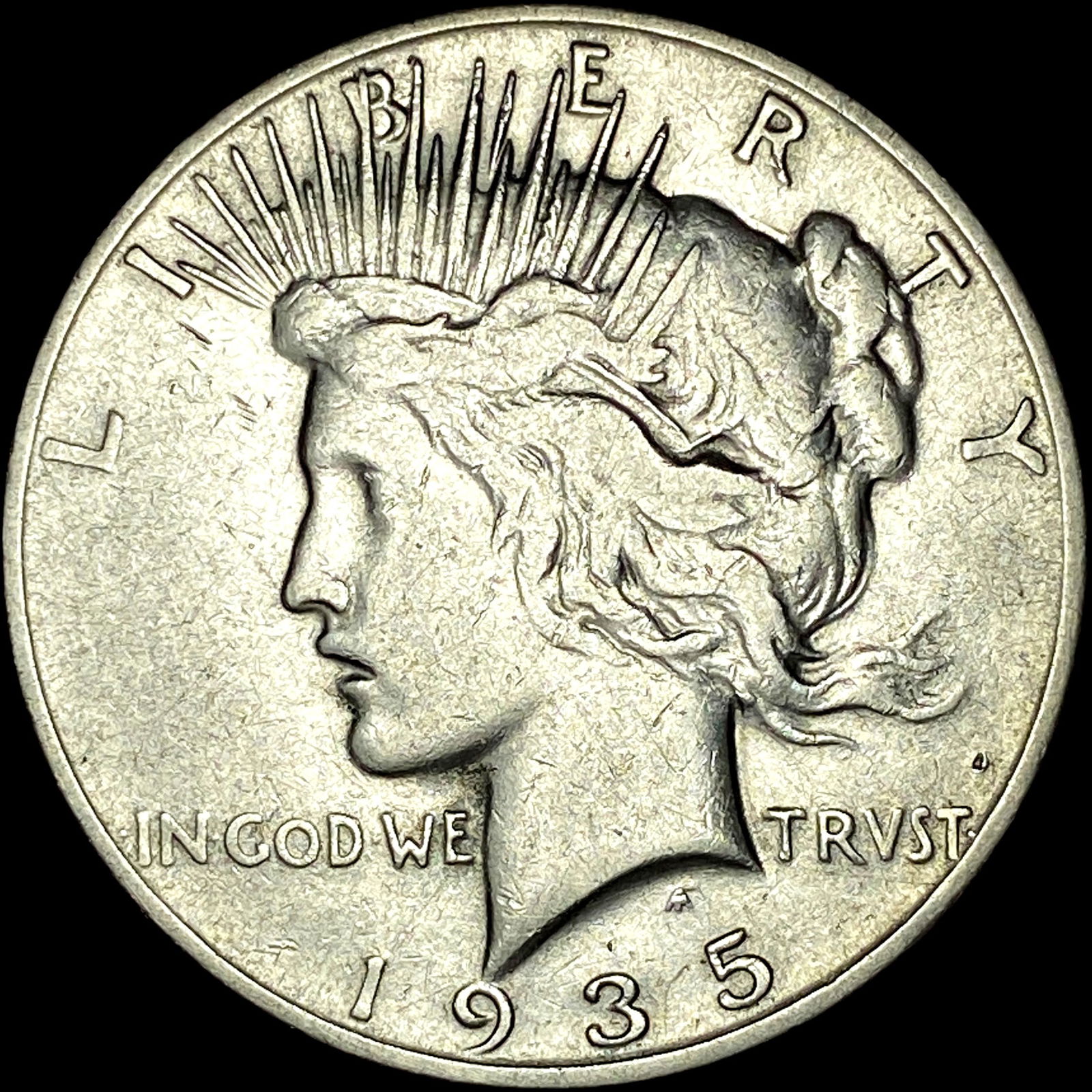 1935-S Silver Peace Dollar LIGHTLY CIRCULATED (1 of 2)