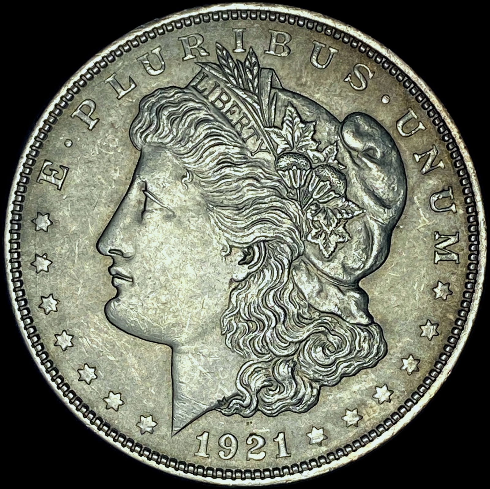 1921 Silver Morgan Dollar CHOICE BU (1 of 2)