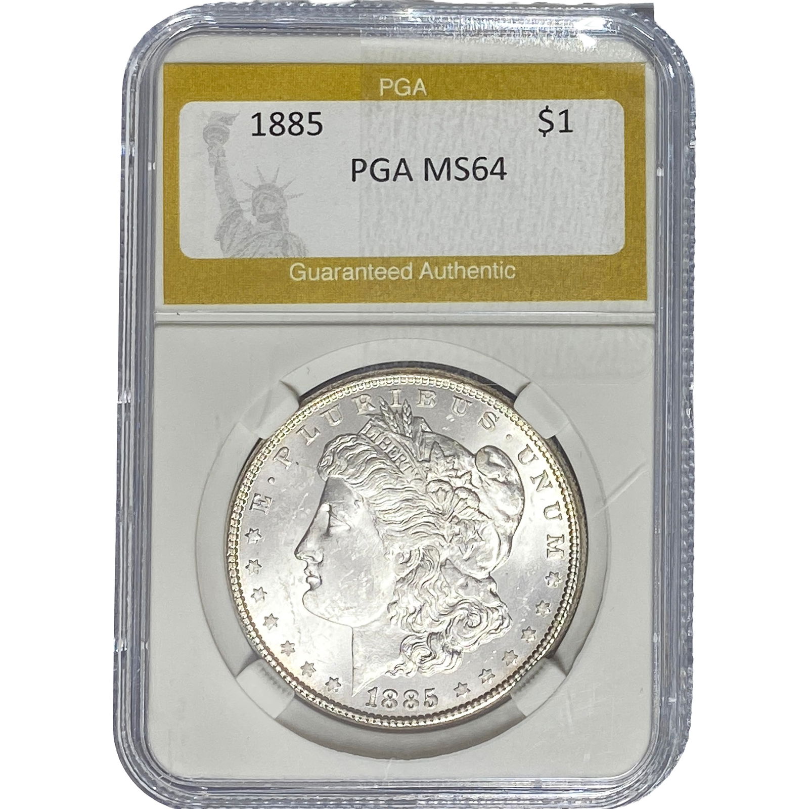 1885 Morgan Silver Dollar PGA MS64  (1 of 2)