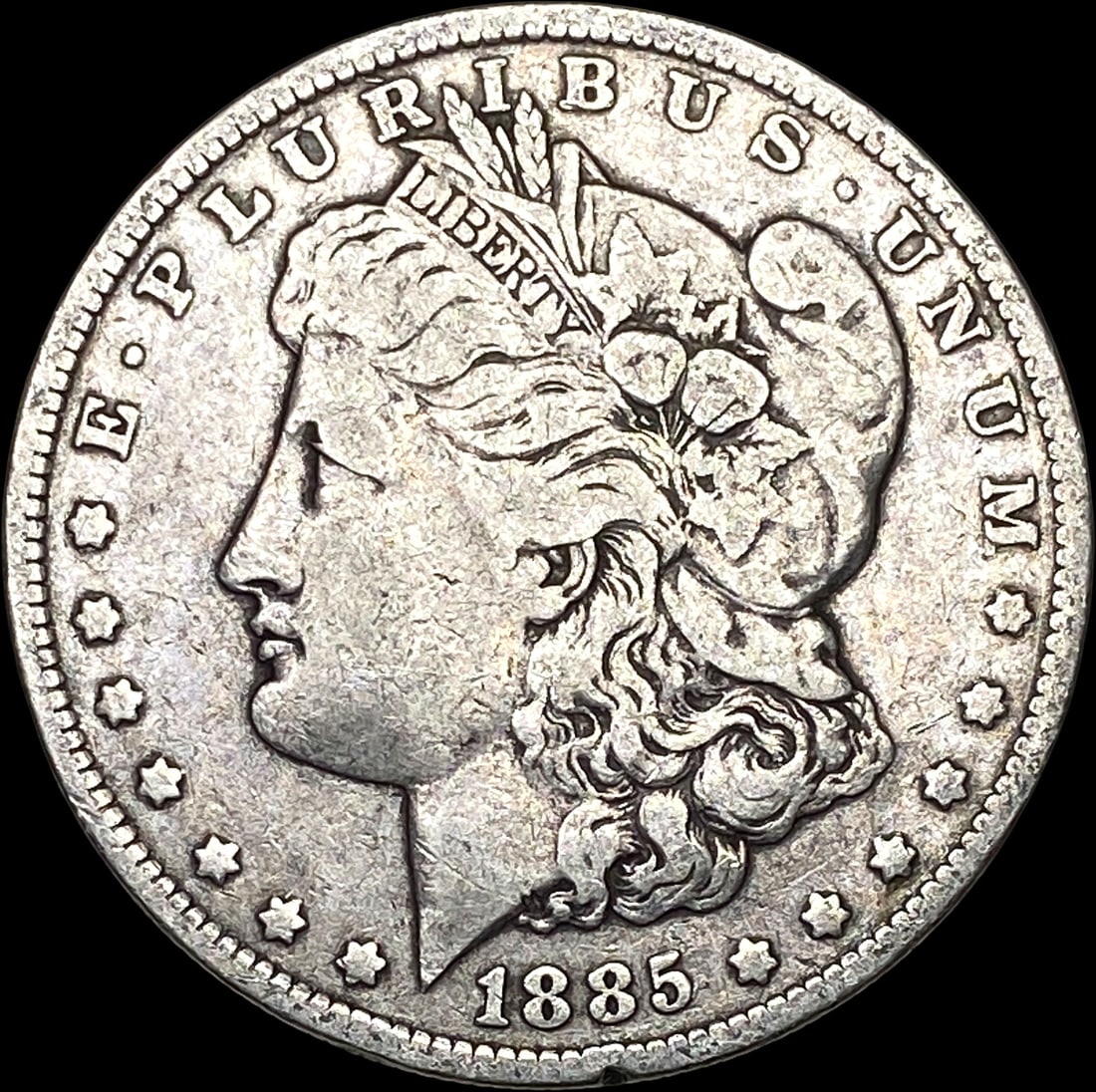 1885-O Silver Morgan Dollar NEARLY UNCIRCULATED (1 of 2)