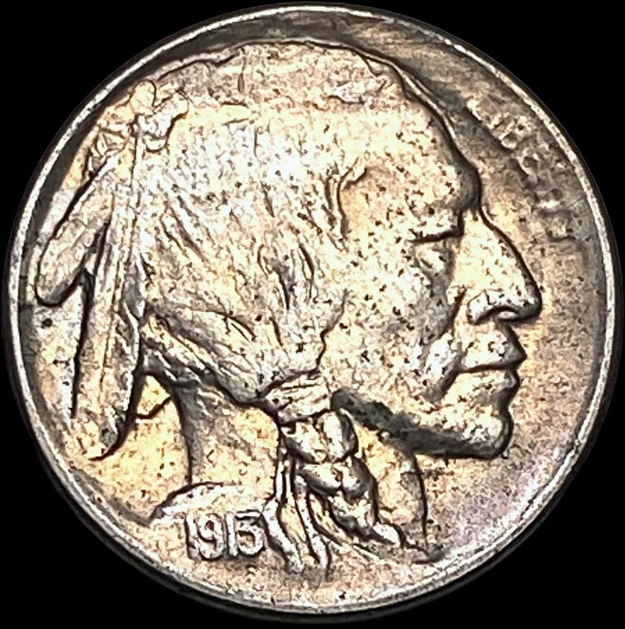 1913-S Ty1 Buffalo Nickel UNC (1 of 2)