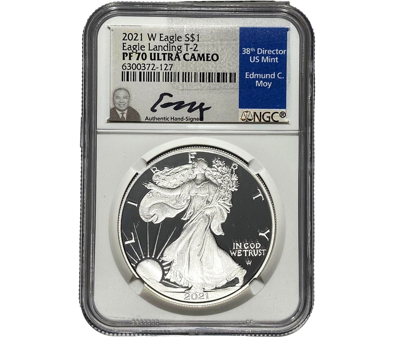 2021-W $1 Silver Eagle NGC PF70 UC (1 of 2)