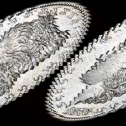 1878-CC Silver Morgan Dollar NEARLY UNCIRCULATED