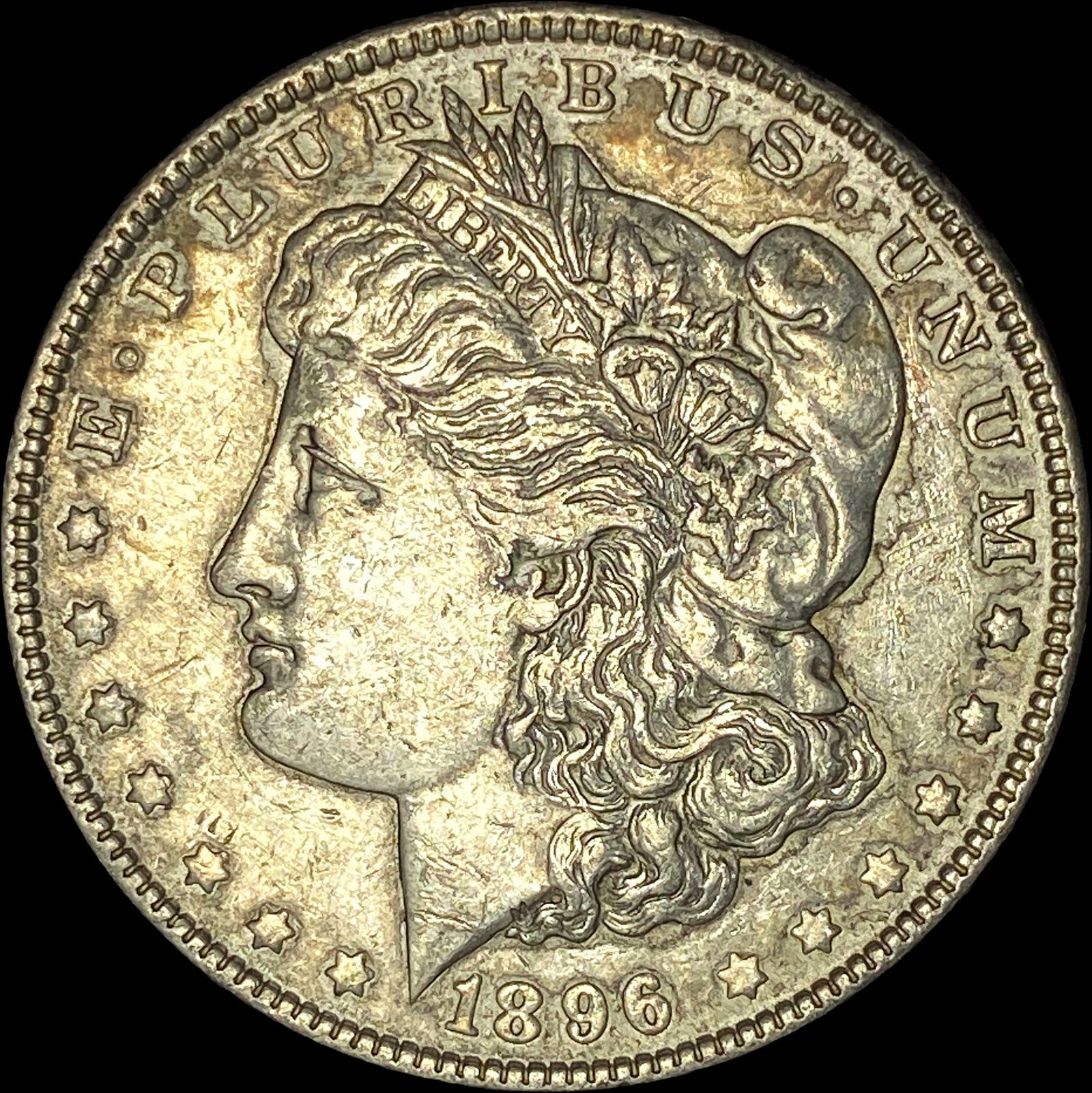 1896 Silver Morgan Dollar CLOSELY UNC (1 of 2)