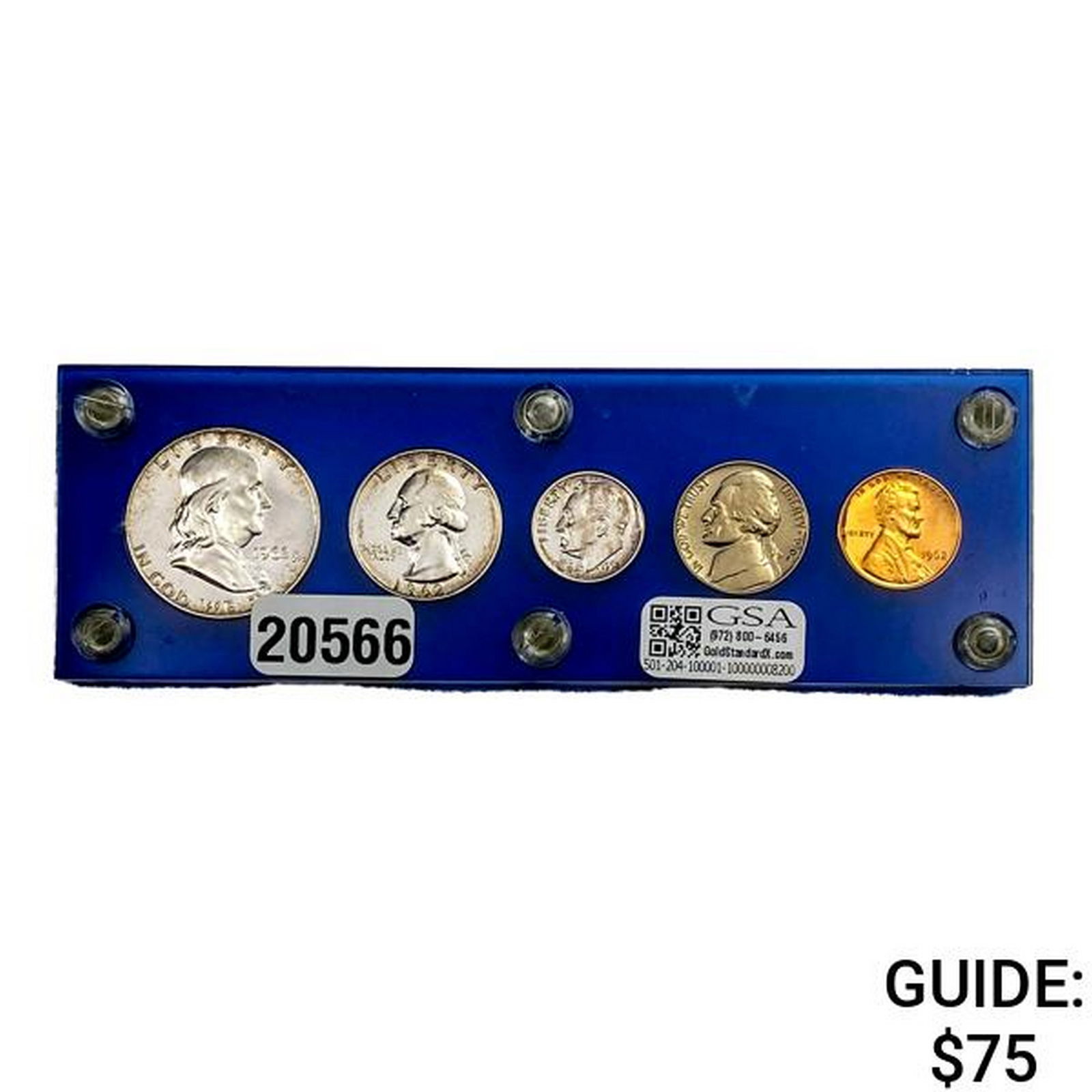 1962 U.S. 1C-50C Proof Set (1 of 2)