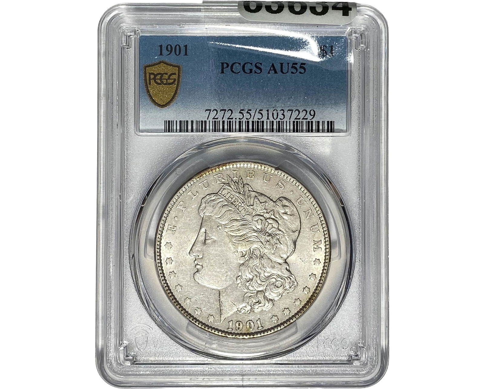 1901 Morgan Silver Dollar PCGS AU55 (1 of 2)