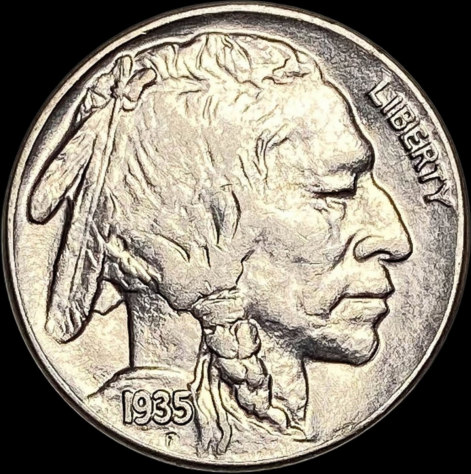 1935 Buffalo Nickel GEM BU (1 of 2)