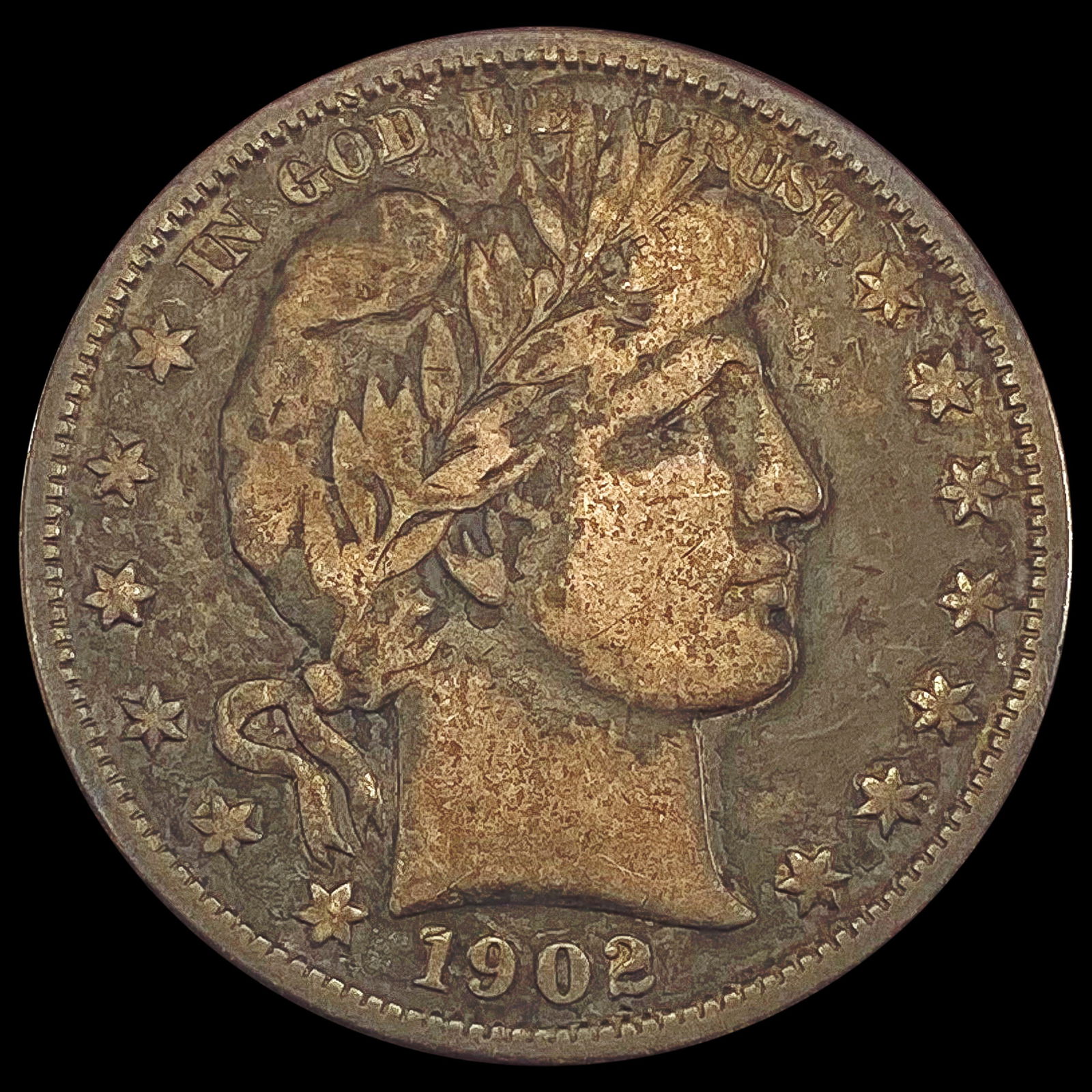 1902 Barber Half Dollar LIGHTLY CIRCULATED (1 of 2)