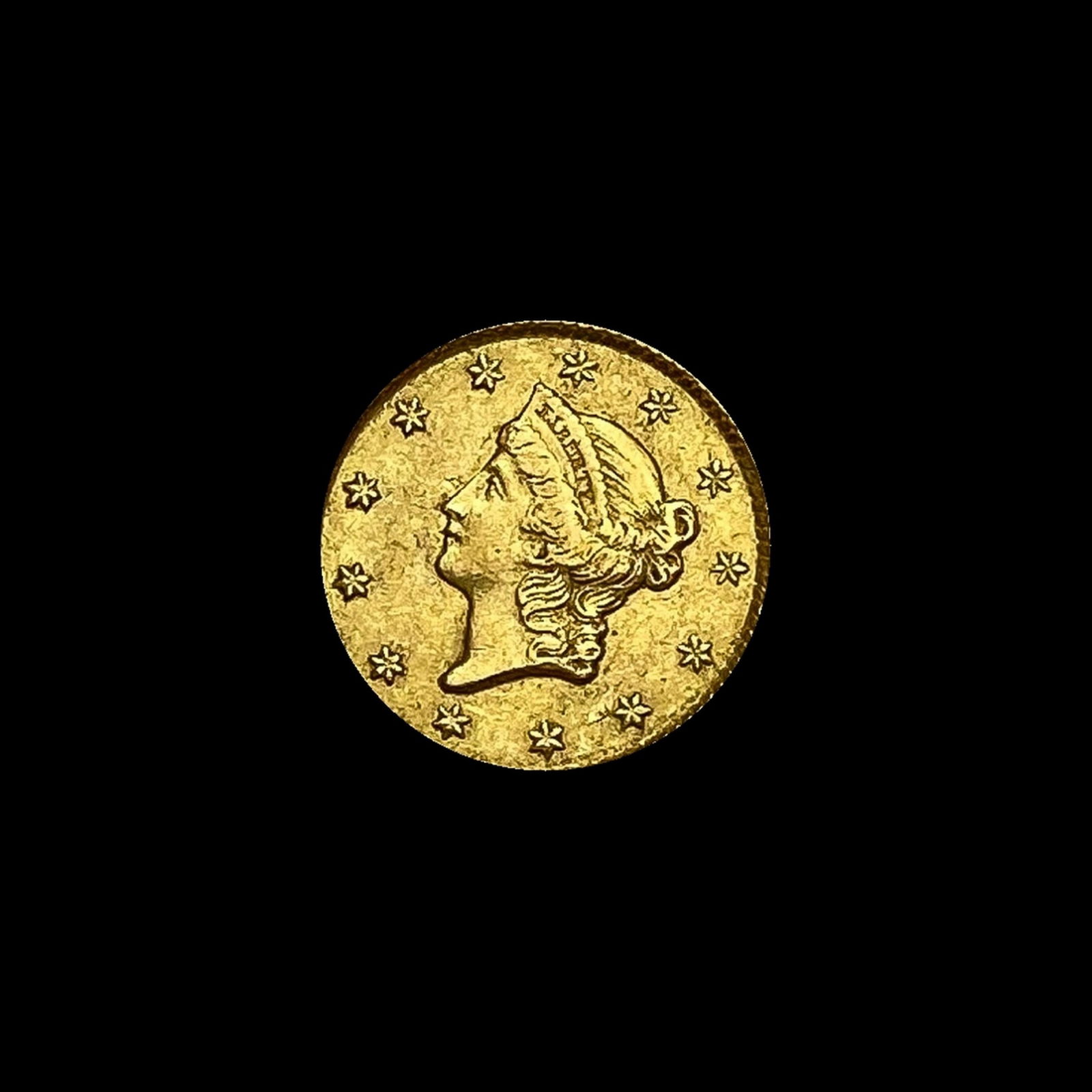 1849 Rare Gold Dollar CLOSELY UNCIRCULATED (1 of 2)