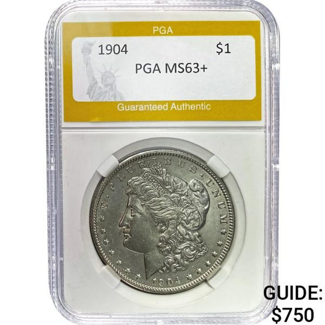 1904 Morgan Dollar PGA MS63+ SILVER (1 of 2)