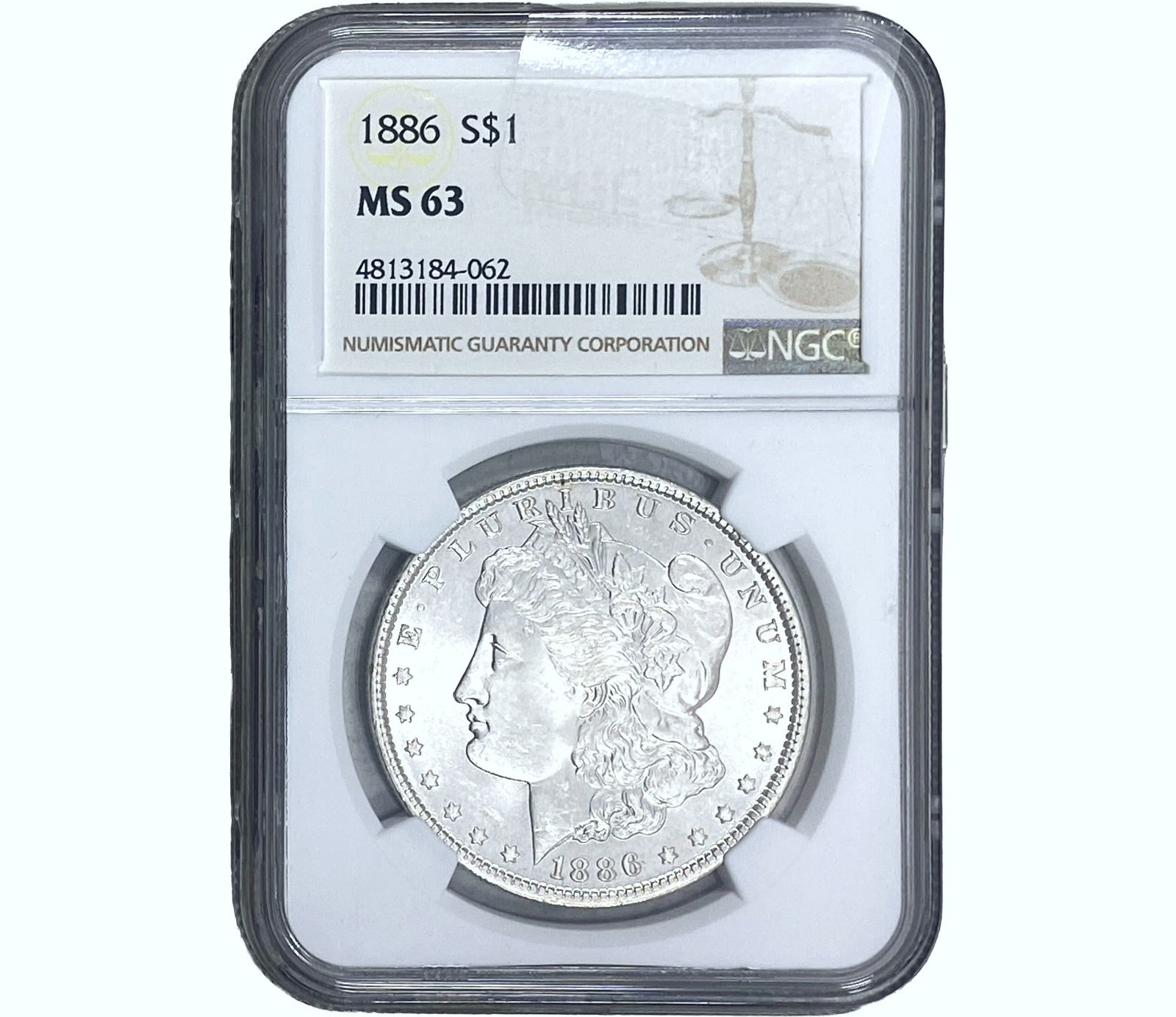 1886 Morgan Silver Dollar NGC MS63 (1 of 2)