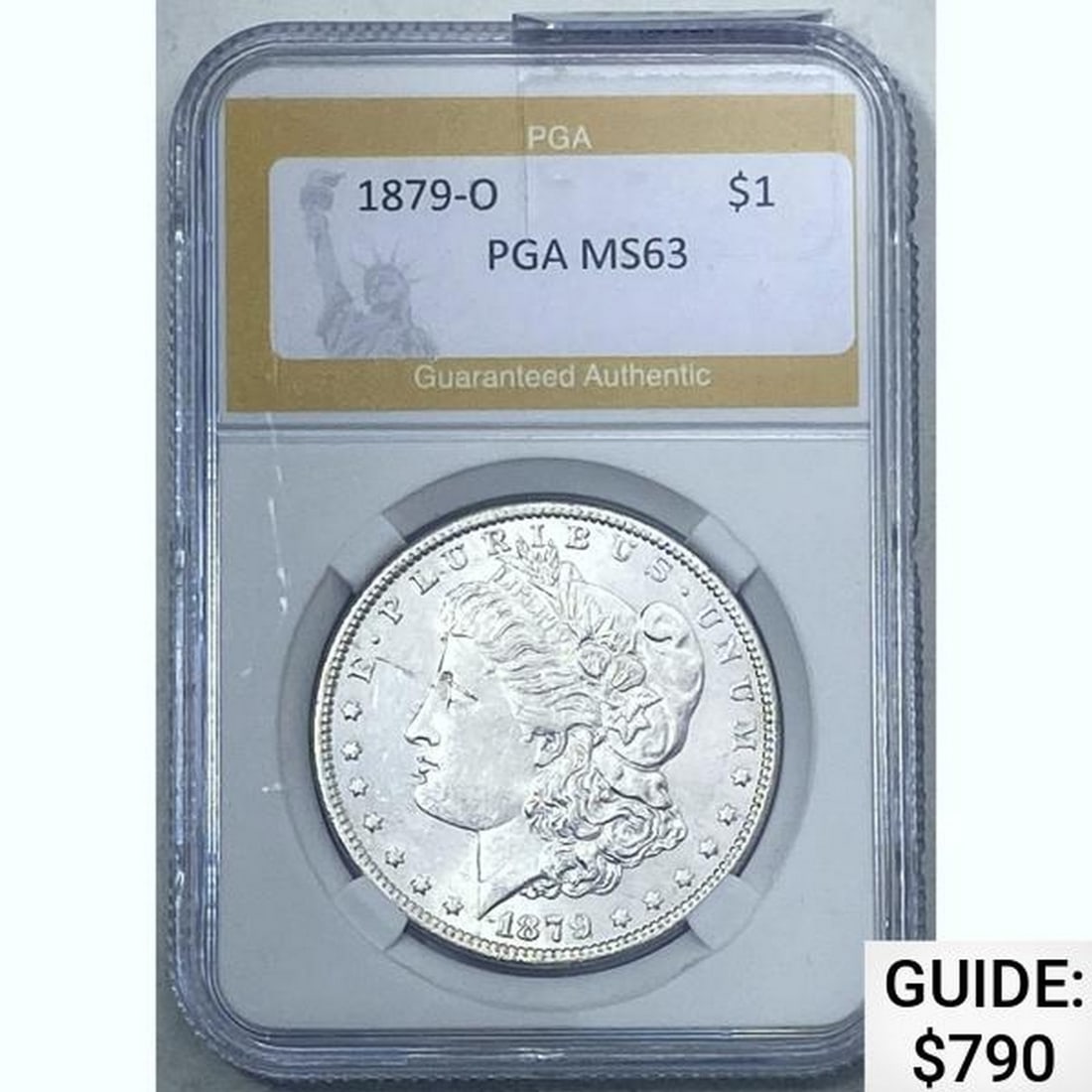 1879-O Morgan Silver Dollar PGA MS63 (1 of 2)