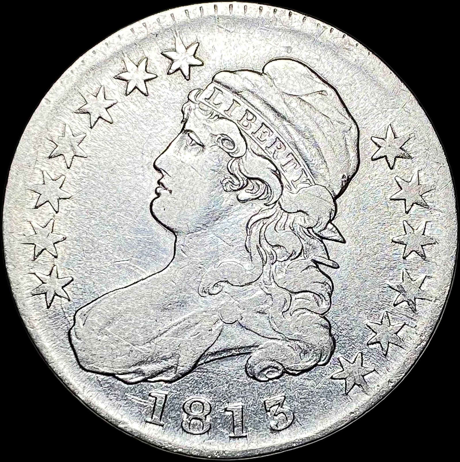 1813 Capped Bust Half Dollar LIGHTLY CIRCULATED (1 of 2)