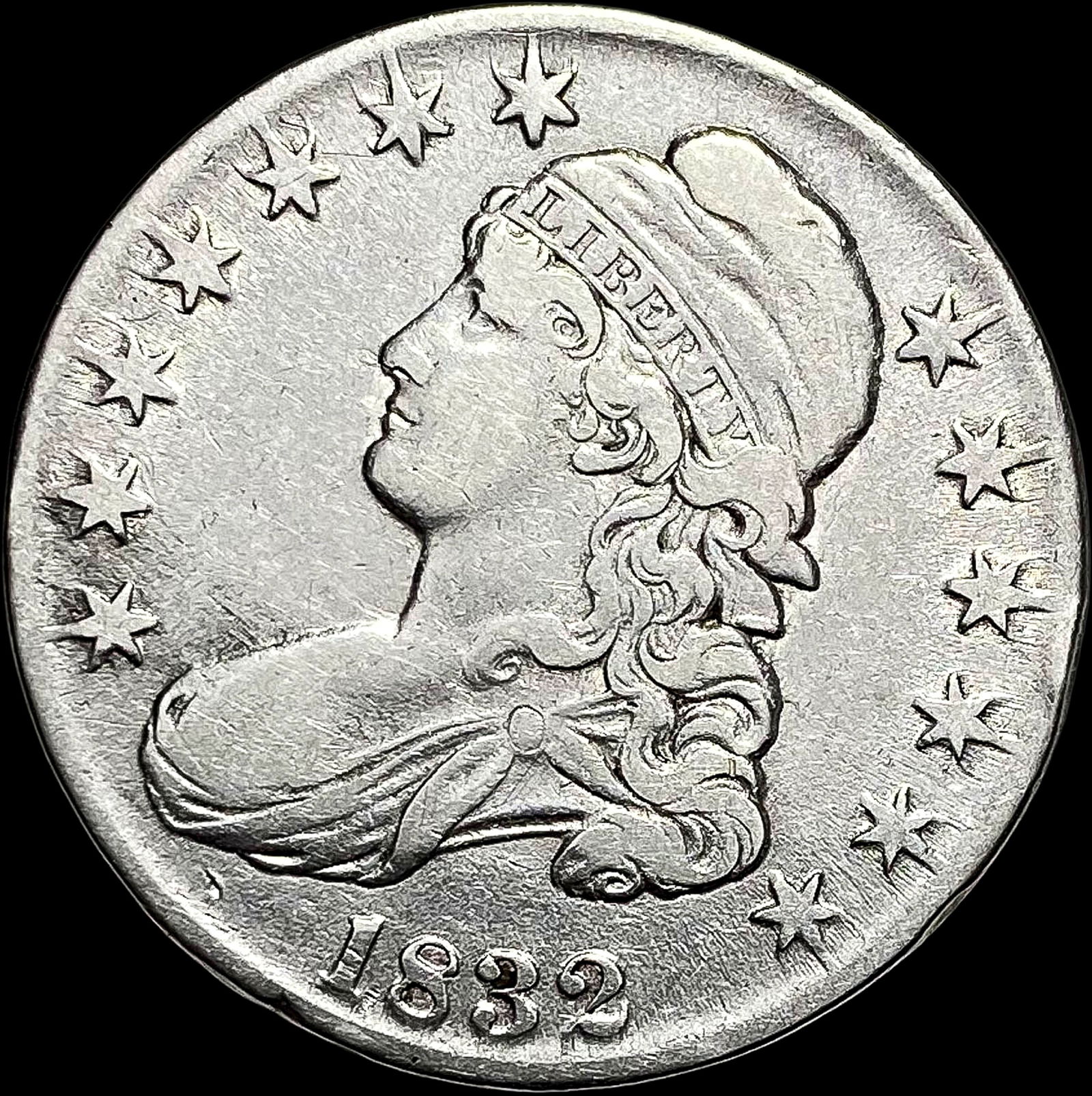 1832 Capped Bust Half Dollar LIGHTLY CIRCULATED (1 of 2)
