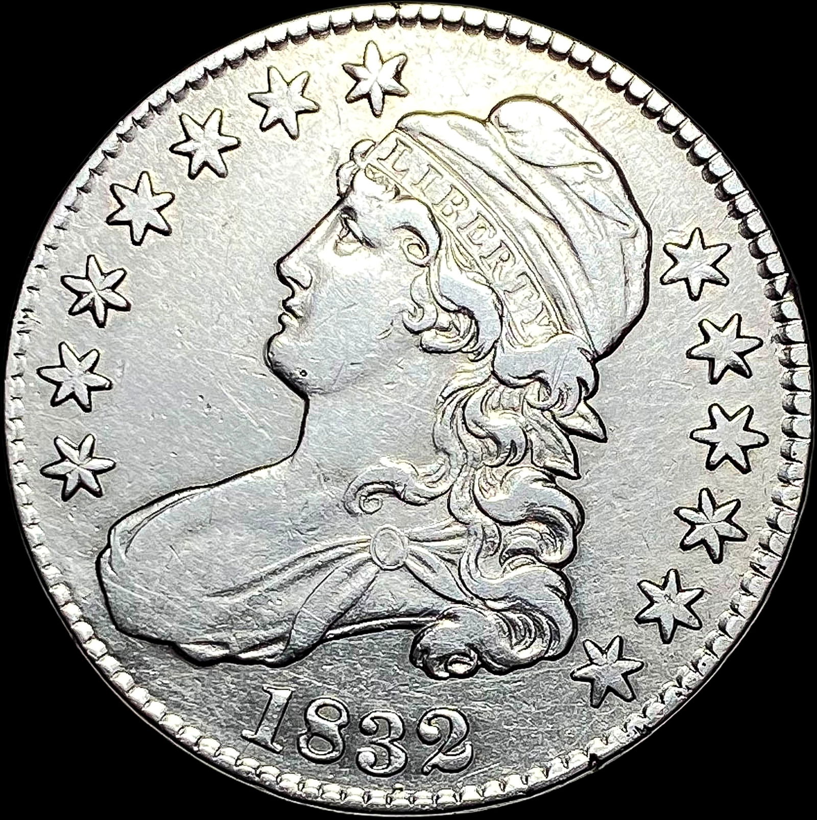 1832 Capped Bust Half Dollar CLOSELY UNCIRCULATED (1 of 2)
