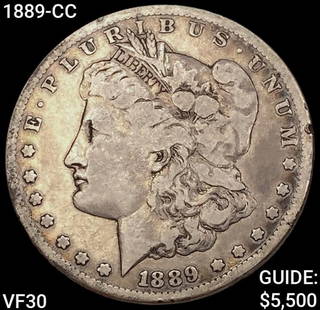 1889-CC Morgan Silver Dollar LIGHTLY CIRCULATED: 1889-CC Morgan Silver Dollar LIGHTLY CIRCULATED