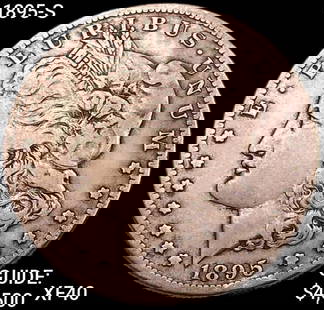 1895-S Morgan Silver Dollar NEARLY UNCIRCULATED: 1895-S Morgan Silver Dollar NEARLY UNCIRCULATED